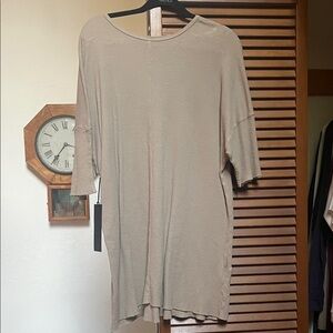 Men's Beige Short Sleeve Tee